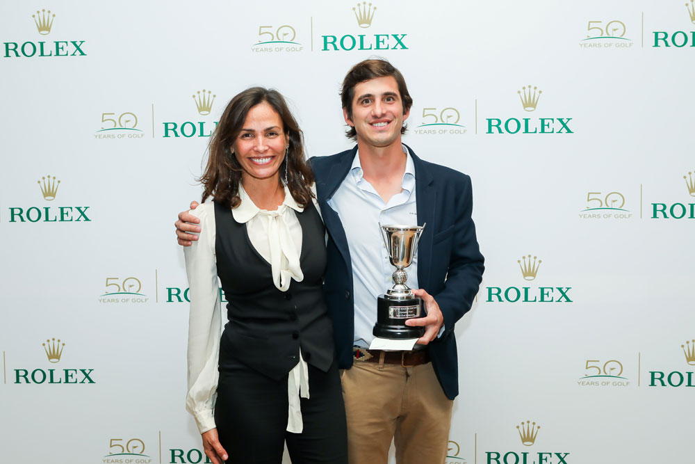 Inés Sastre y Jaime Espinosa de los Montes, ganador Trofeo Golf Rolex 2017,