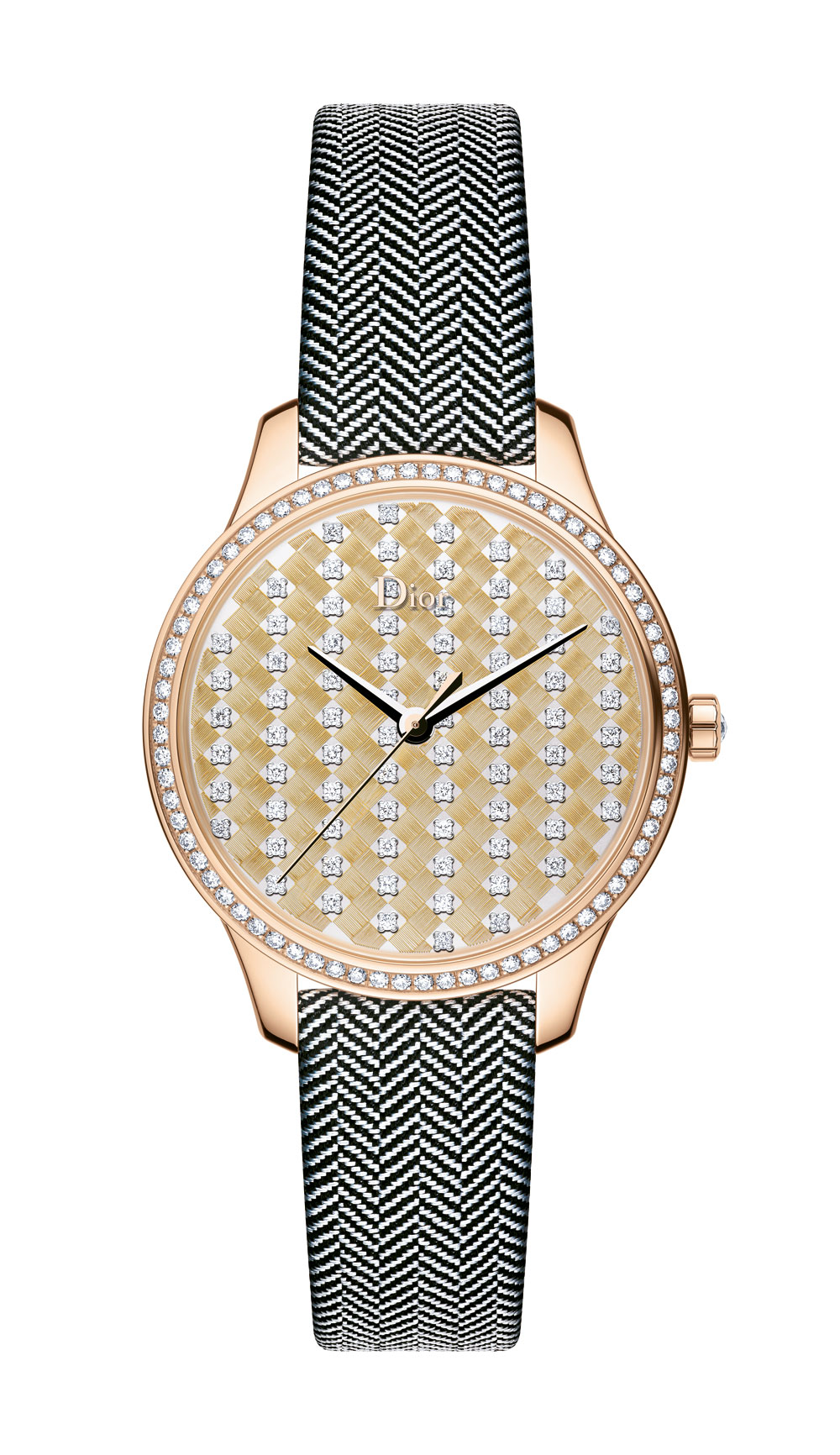 Reloj Dior VIII Mointaigne Tissage Precieux Chevron