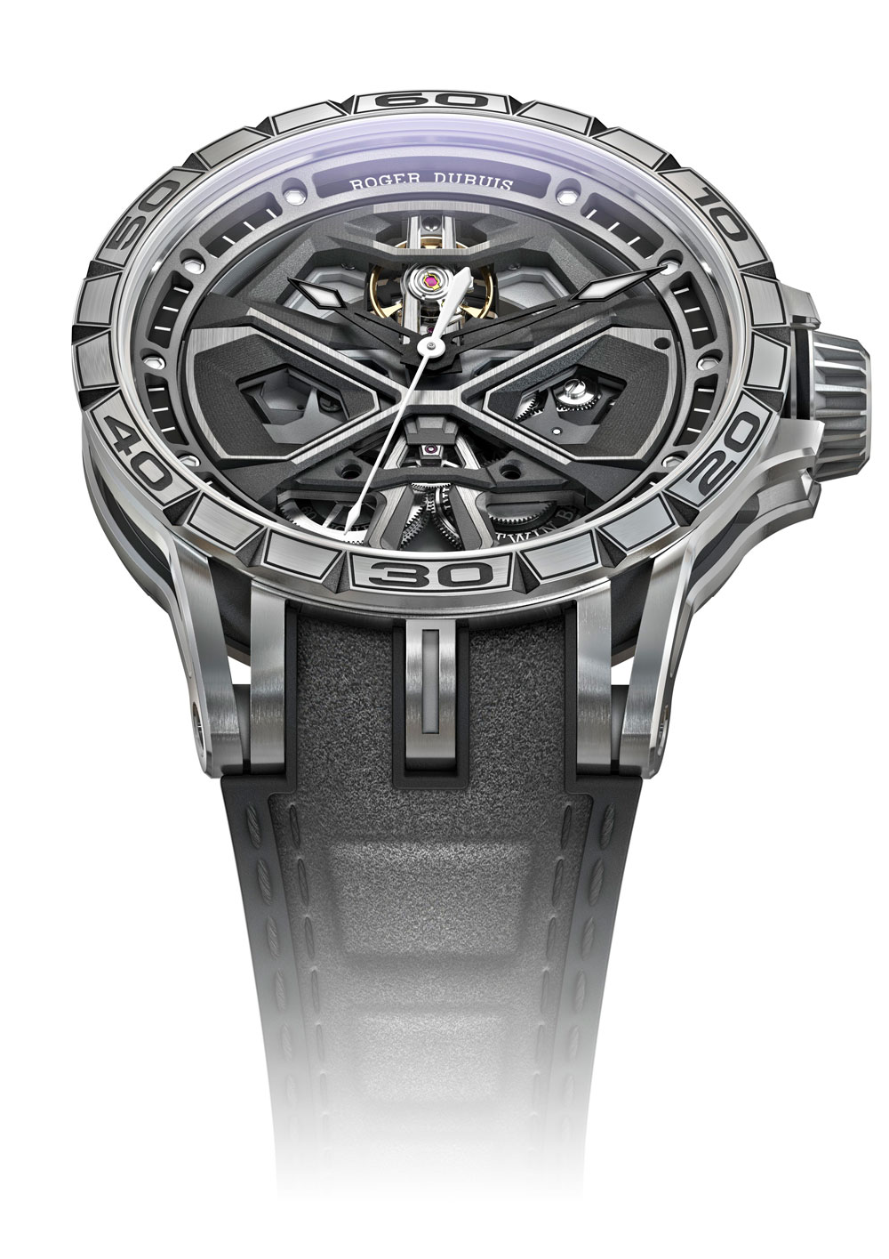 Reloj Roger Dubuis Excalibur Huracán en colaboración con Lamborghini