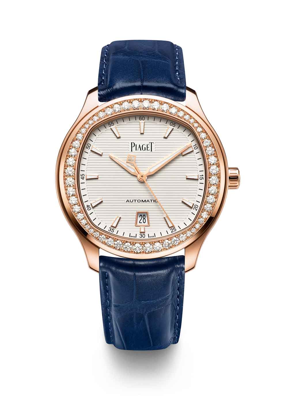 Reloj Piaget Polo 42 oro rojo con diamantes bisel